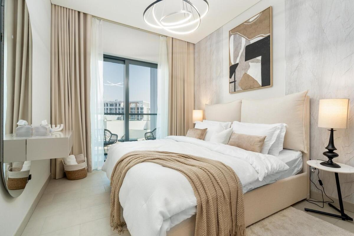 Apartment Calming 1br Sobha Hartland 10 Mins To Mall By Vibel *